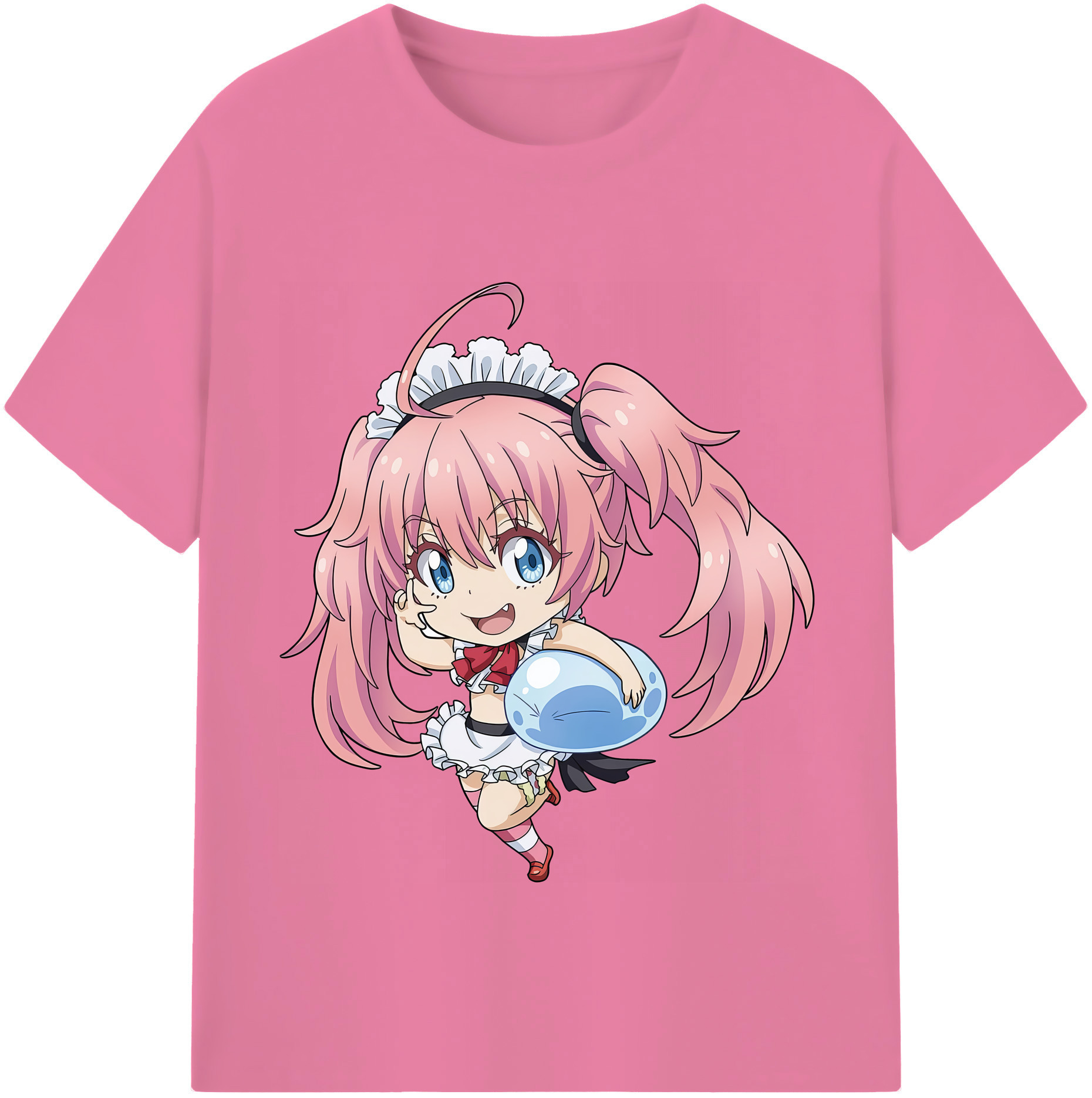 （画像用） 転スラ Regarding Reincarnated to Slime 綿100％半袖Tシャツ（フロントプリント）
